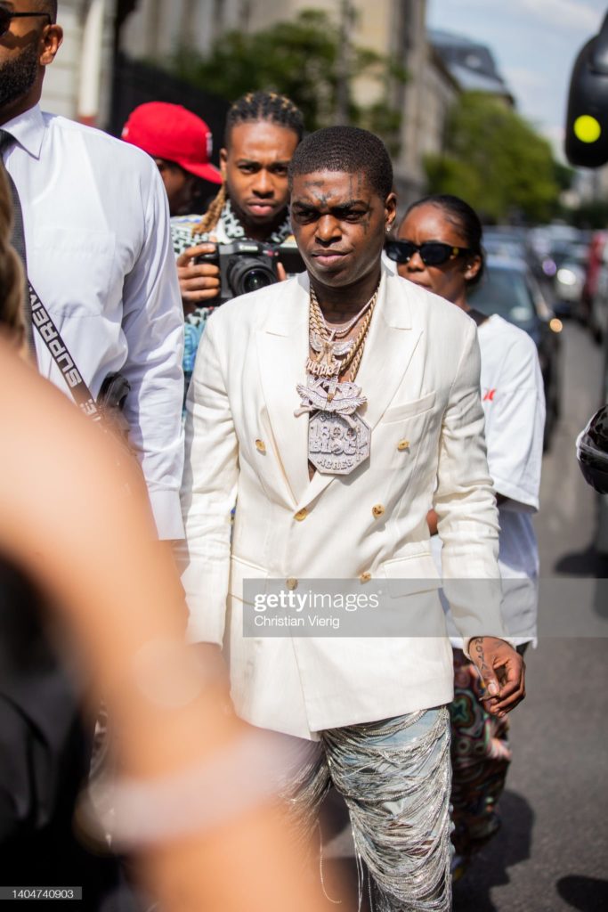 Kodak Black & Tyga at the Louis Vuitton fashion show in Paris 💯 