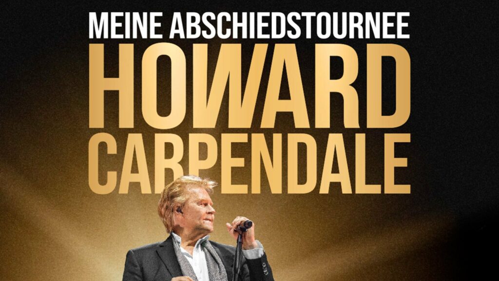 Howard Carpendale on tour. Book now with FME Booking