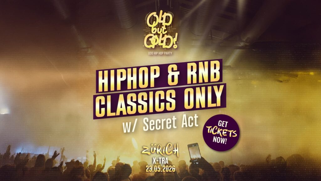 Old but Gold Ü30 HipHop Party on tour. Book now with FME Booking