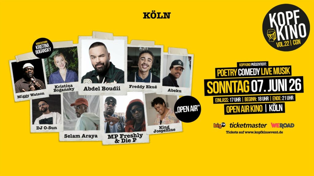 Kopfkino Events on tour. Book now with FME Booking