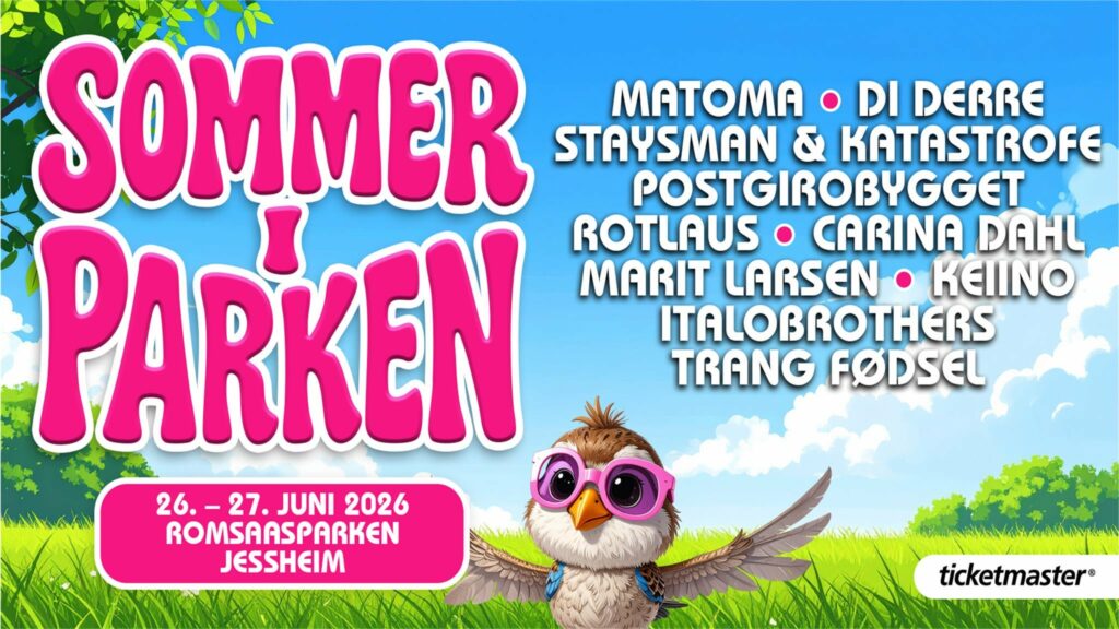 Sommer I Parken on tour. Book now with FME Booking