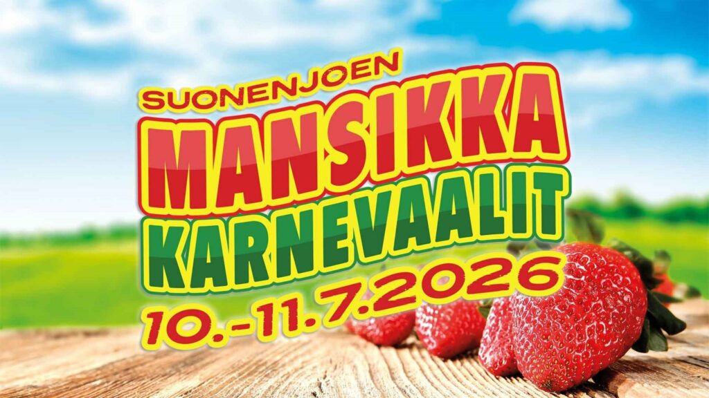 Suonenjoen Mansikkakarnevaalit on tour. Book now with FME Booking