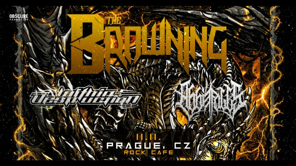 THE BROWNING, WITHIN DESTRUCTION, ABBIE FALLS on tour. Book now with FME Booking