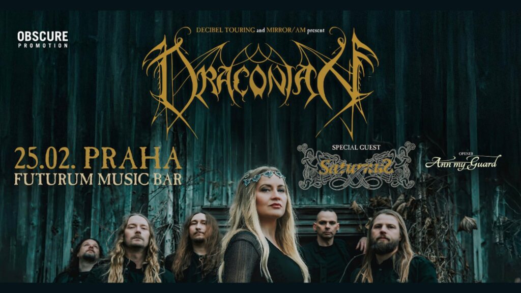 DRACONIAN, SATURNUS, ANN MY GUARD on tour. Book now with FME Booking
