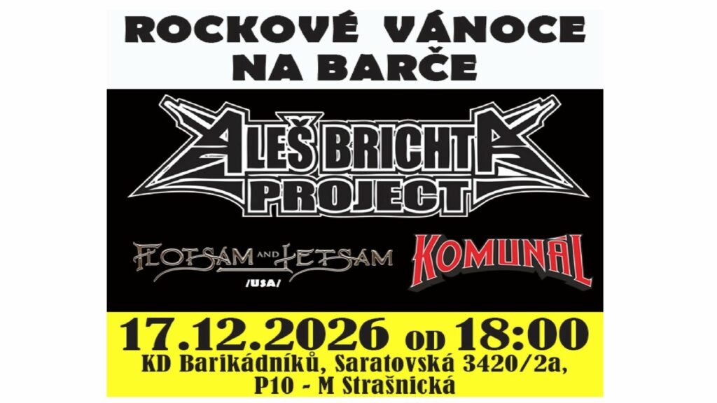 Rockové Vánoce na Barče on tour. Book now with FME Booking